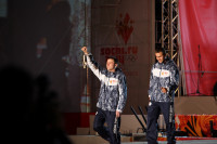 Этафета олимпийского огня. Площадь Ленина, Фото: 28