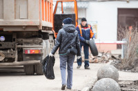 Илья Беспалов проинспектировал состояние общественных пространств Тулы после зимы, Фото: 39