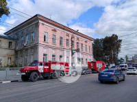 Пожар в военном госпитале на ул. Оборонной, Фото: 11