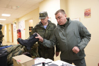 Алексей Дюмин проверил экипировку и подготовку мобилизованных туляков , Фото: 28