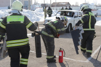 В Туле сотрудники МЧС соревновались в умении спасать пострадавших в ДТП, Фото: 18