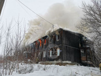 В Шатске загорелось общежитие, Фото: 3