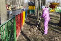 Субботник в Комсомольском парке с Владимиром Груздевым, 11.04.2014, Фото: 11