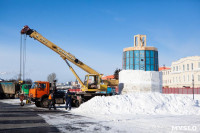 Огромный снеговик на Казанской набережной, Фото: 4