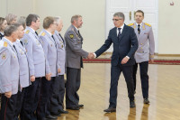 Дмитрий Миляев поздравил сотрудников ОВД, Фото: 37