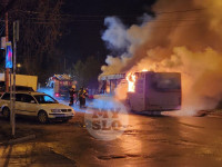 Сгорел автобус в Заречье , Фото: 11