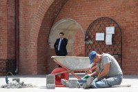 Груздев оценивает ход реставрации в Кремле. 22.06.2015, Фото: 3