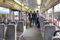 Дмитрий Миляев посетил трамвайное депо, Фото: 70