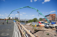 Монолитный мост через Упу в Туле: строители рассказали об особой технологии заливки бетона, Фото: 6