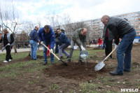 Закладка вишнёвого сада в Заречье 18 апреля 2015 года, Фото: 24