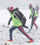 «Арсенал» готовится на снежном поле к игре против «Тосно», Фото: 9