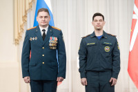 Губернатор наградил спасателей, Фото: 4