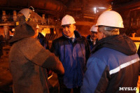 Врио губернатора Тульской области Алексей Дюмин посетил  ПАО «Тулачермет», Фото: 16