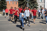 Футболисты и тренеры "Спартака" гуляют по Туле, Фото: 9