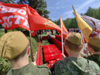 Перезахоронение останков бойцов на Кургане Бессмертия в Белеве 2023, Фото: 49