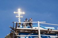 Установка купола Свято-Казанского храма в Мясново, Фото: 59