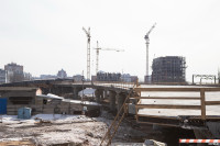 Алексей Дюмин проверил, как ведется строительство моста через Упу, Фото: 15