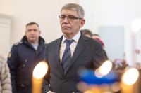 Дмитрий Миляев передал храму иконы Божией Матери «Утоли моя печали» икону св. Георгия Победоносца, Фото: 7