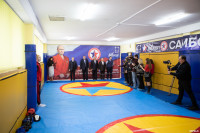 В Туле торжественно открыли спортзал. обновленный в рамках программы «Самбо – в школу!», Фото: 11
