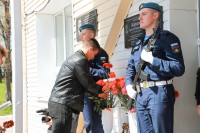 В Туле открыли мемориальную доску военнослужащему Сергею Карцеву, Фото: 12