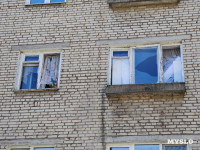 Поврежденные БПЛА дома в Туле, Фото: 36