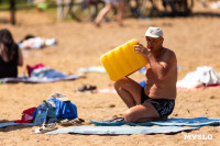 Жара в Туле: туляки спасаются от зноя на пляже в Центральном парке, Фото: 31