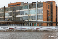 Упа в Туле затопила детскую площадку и кафе на Пролетарской набережной, Фото: 16