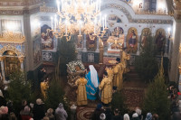 Рождественское богослужение в Успенском соборе (2020), Фото: 93