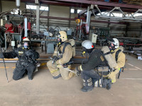 Пожарные провели учения на предприятии в Узловском районе, Фото: 7