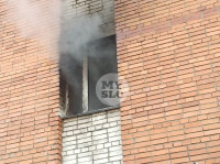 Пожар в общежитии на ул. Фучика, Фото: 1