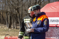 В Туле провели тренировку по тушению ландшафтного пожара, Фото: 25