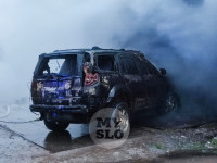 В центре Тулы загорелся автосервис: пожарные пытаются справиться с огнем, Фото: 26