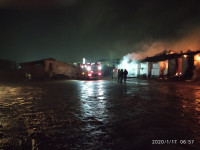 В Ясногорске загорелся склад для хранения зерна, Фото: 7