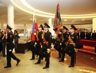 В Туле прошла церемония крепления к древку полотнища знамени регионального УМВД, Фото: 18