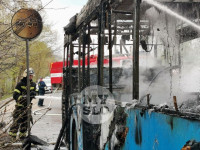 В Туле на ходу загорелся автобус №26, Фото: 6