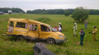 Авария на трассе Тула-Калуга. 04.07.2014, Фото: 1