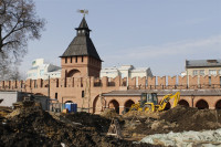 Реконструкция Тульского кремля. 11 марта 2014, Фото: 1