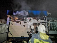 В центре Тулы рано утром сгорело кафе, Фото: 16