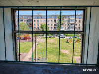 Поврежденные БПЛА дома в Туле, Фото: 31