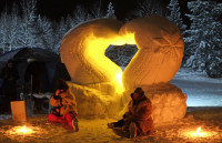 Снежные скульптуры. Фестиваль «Снеголед», Фото: 9