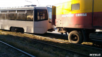 Трамвай сошел с рельсов 13.11, Фото: 3