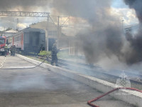 На Московском вокзале загорелась цистерна, Фото: 2