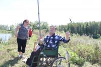 Тульские инвалиды-колясочники выехали на рыбалку, Фото: 22