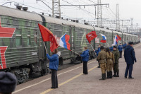 На Московский вокзал Тулы прибыл поезд Минобороны, Фото: 19