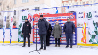 Во дворе на Пролетарской открылся новый хоккейный корт, Фото: 26