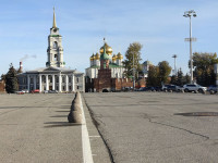 Разметка на площади Ленина, Фото: 3