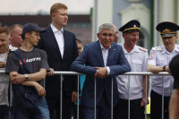 Дмитрий Миляев посетил праздничные площадки Дня России , Фото: 13