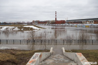 В Туле затопило Пролетарскую набережную, Фото: 32