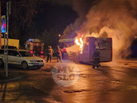 Сгорел автобус в Заречье , Фото: 10