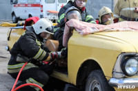 Спасатели отработали навыки спасения пострадавших в ДТП, Фото: 6